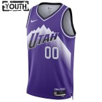 Utah Jazz Trikot Clarkson Jordan Nike 2023-24 City Edition Lila Swingman - Kinder